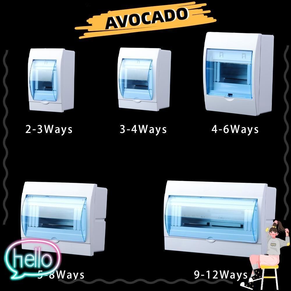 Avocarr กล่องเบรกเกอร์ไฟฟ้า พลาสติกใส กันน้ํา 2-3 3-4 4-6 5-8 9-12 ทาง