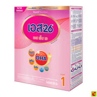 เอส-26 เอสเอ็มเอ 360 สมาร์ท แคร์ 1 นมผงดัดแปลงสำหรับทารก 200 ก.