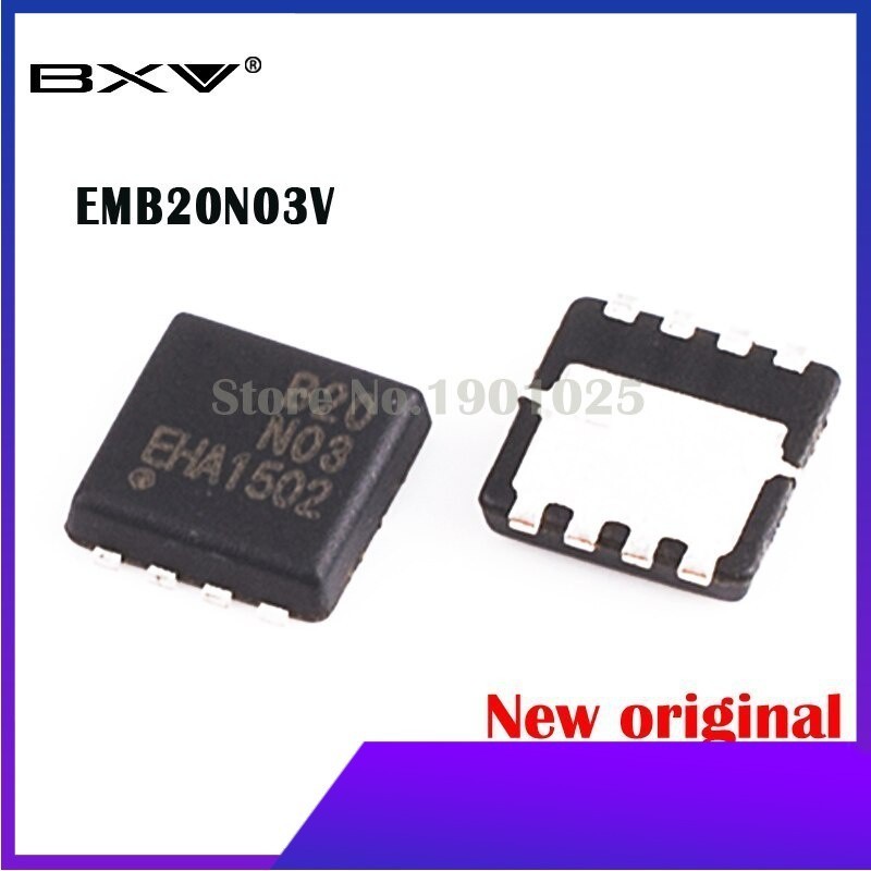 5pcs EMB20N03V EMB20N03 B20N03 3mm * 3mm MOSFET QFN-8 ใหม่เดิม