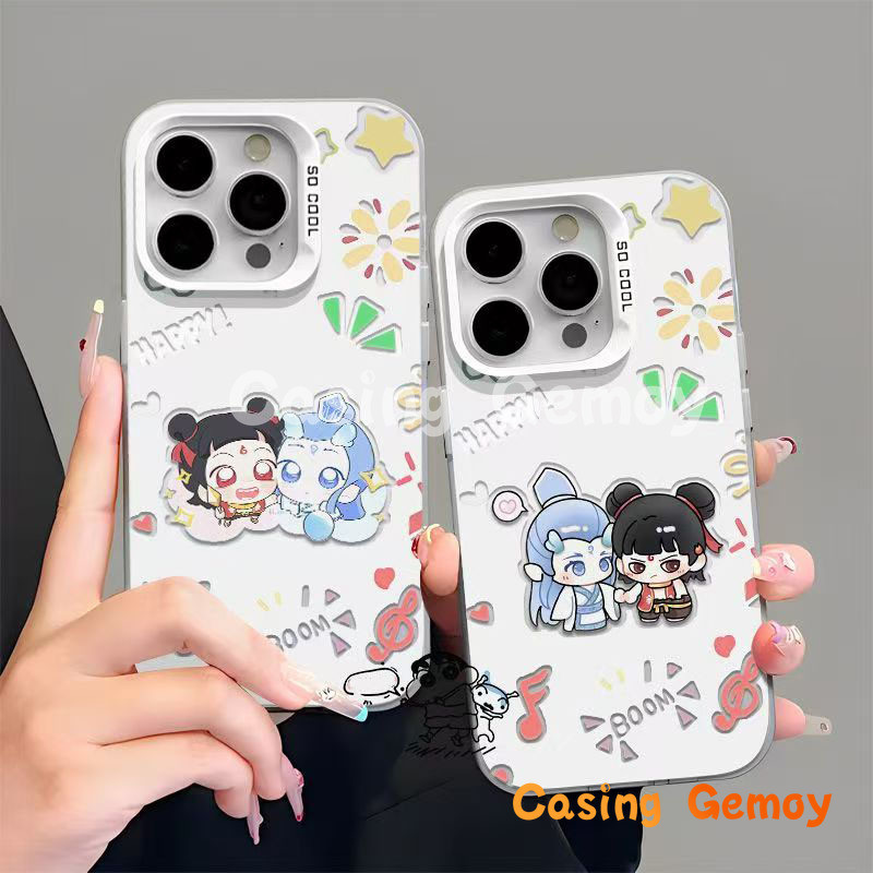 HP Ne Zha และ Ao Bing CP, Premium Matte Hard Box, ใช้งานร่วมกับเคสโทรศัพท์ SAMSUNG, A25 A05 A05S A15