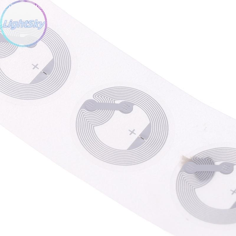 Lightsky 50/100 ชิ้น NFC แท็ก Nfc215 ชิปป้ายสติกเกอร์ RFID ป้ายอิเล็กทรอนิกส์สติกเกอร์สําหรับ Access Control สมาร์ท Key Rewritable TH