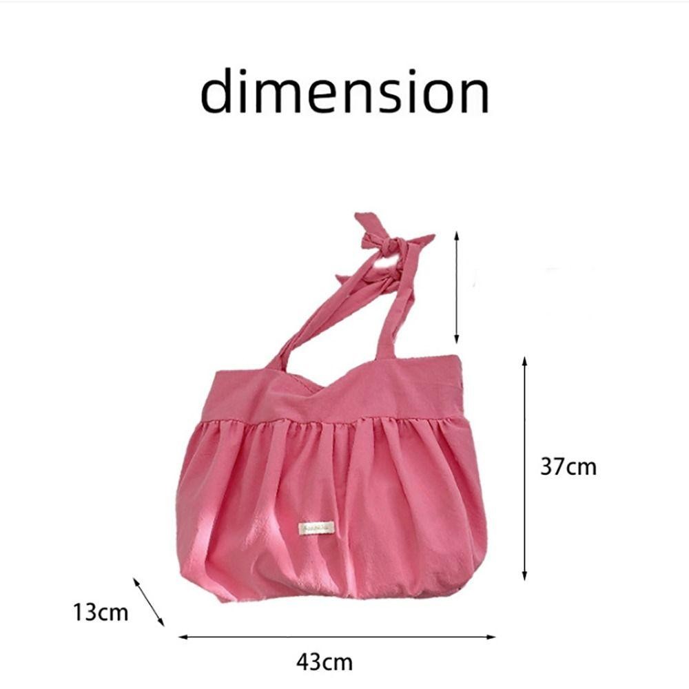 Eniang815 Tote Bag, กระเป๋าสะพายปักหวาน, กระเป๋าถือพิมพ์ลายลําลอง