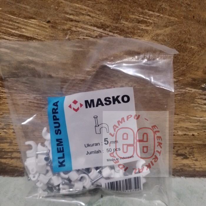 SUPRA MASKO CLAMP 5MM CABLE CLAMP / CONCRETE CABLE CLIP CLAMP NO. 5 มม