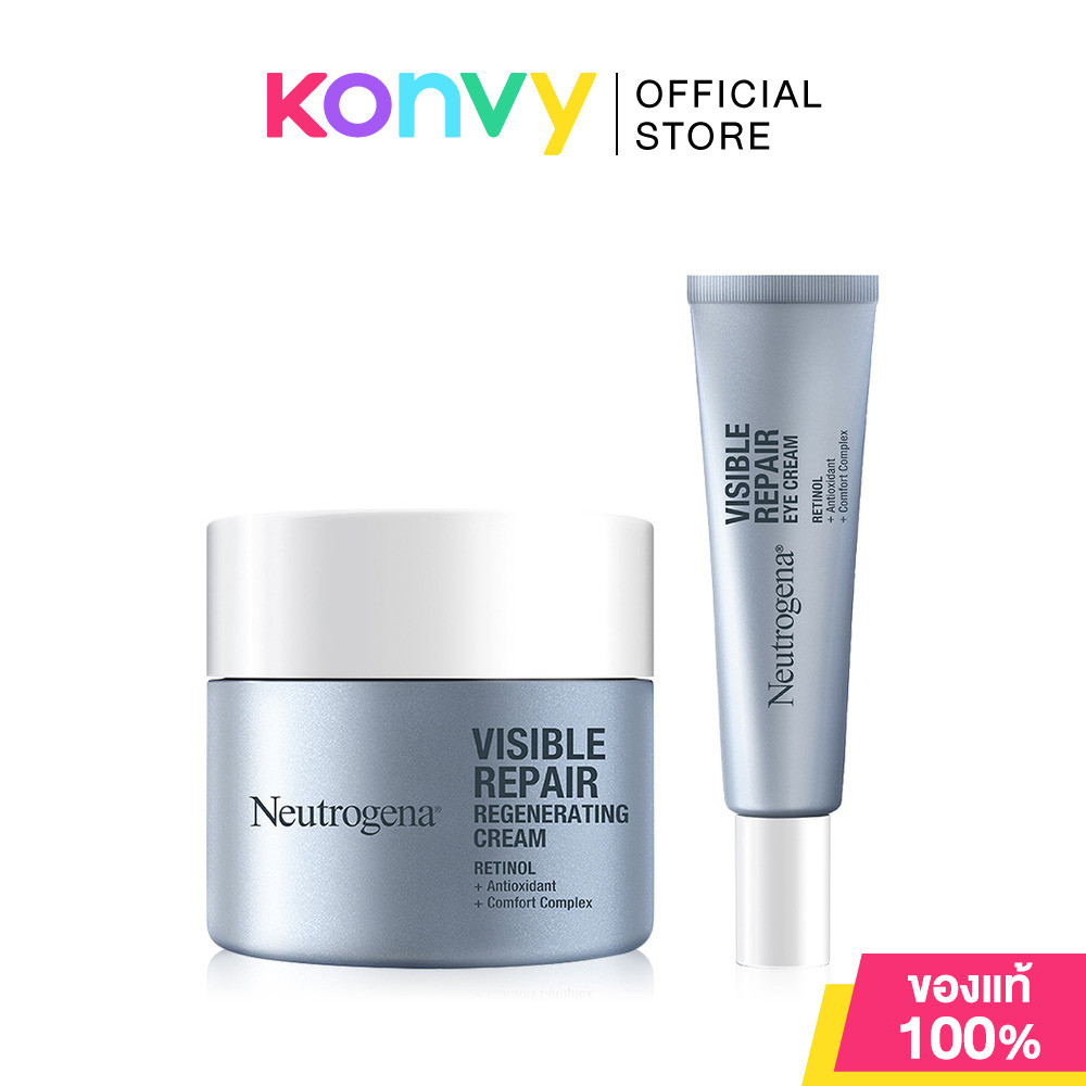 Neutrogena Duo Set 2 Item Neutrogena Visible Repair Regenerating Cream 50g + Neutrogena Visible Repa