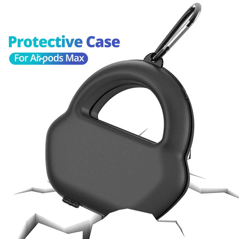 Fonken หูฟังป้องกัน Hard Case กระเป๋าเก็บชุดหูฟังพร้อมคาราบิเนอร์สําหรับ Air-Pods Max ราคา ถูกที่สุด ดีลบีเคเค แกลเลอรีภาพที่ 5