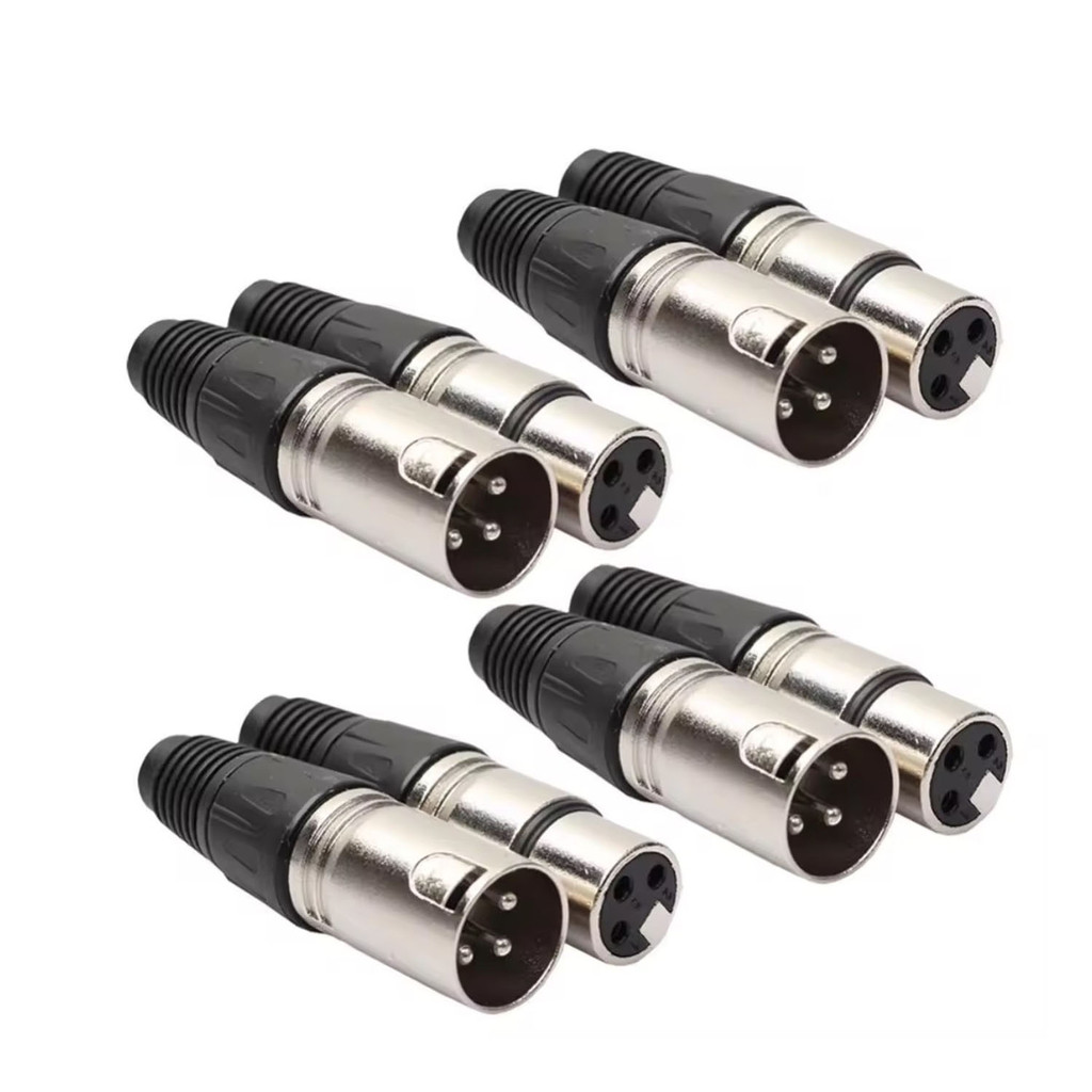 XLR MALE - XLR FEMALE ปลั๊ก - แจ็ค XLR ( ผู้ - เมีย ) CANNON ผู้-เมีย
