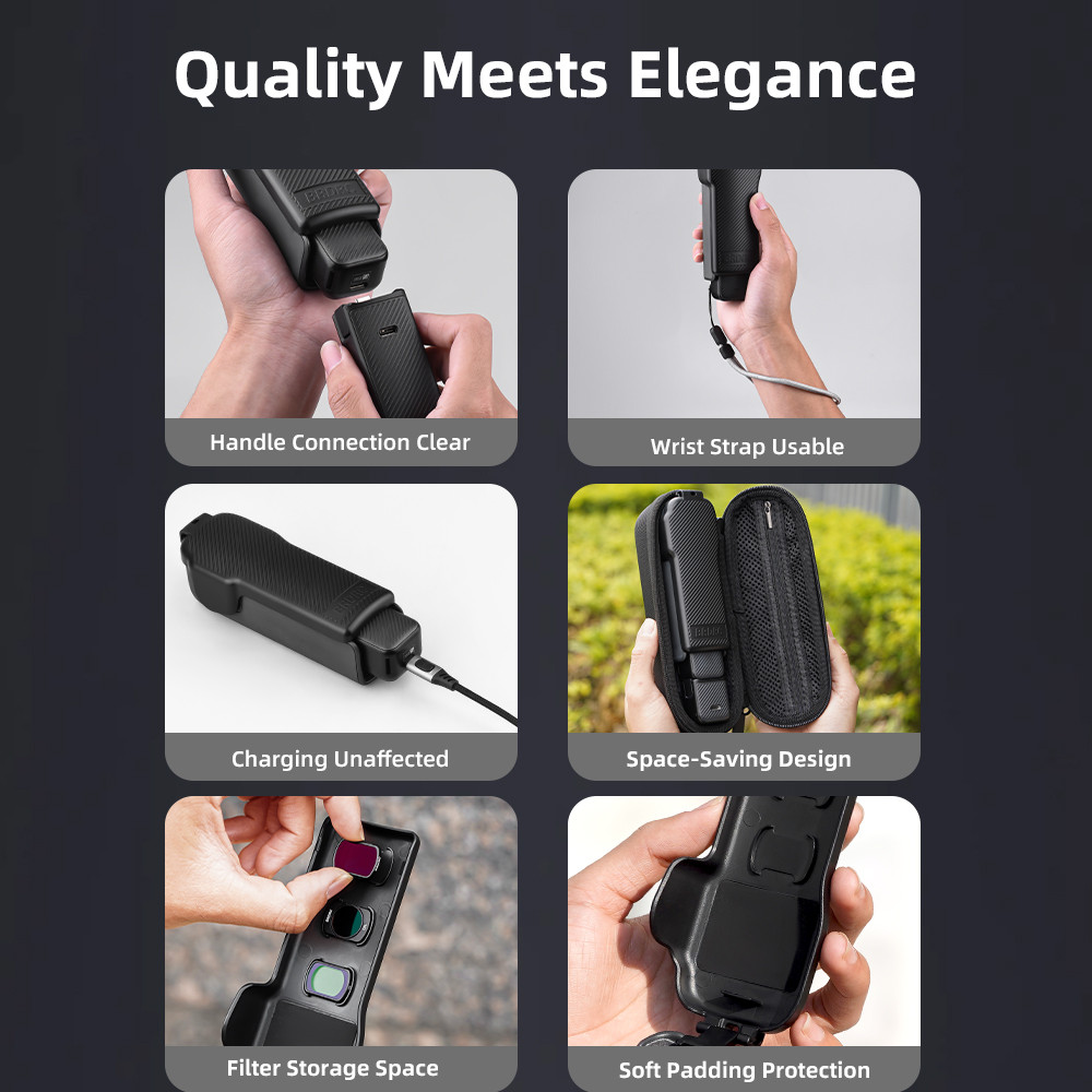 สําหรับ DJI Osmo Pocket 3 ฝาครอบด้านบนฝาครอบป้องกันหน้าจอฝุ่นเข้ากันได้กับ DJI Osmo Pocket 3 อุปกรณ์เสริมกรณีกรอง