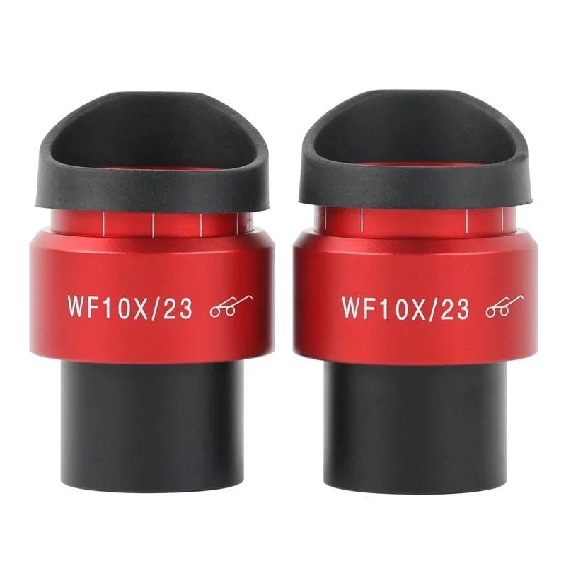 10x 20X WF10X 30 มม.ช่องมองภาพสําหรับกล้องจุลทรรศน์สเตอริโออุปกรณ์เสริมกว้าง 20 มม.23 มม.WF10X/20 WF10X/23 WF20X/12 High Eye-Point