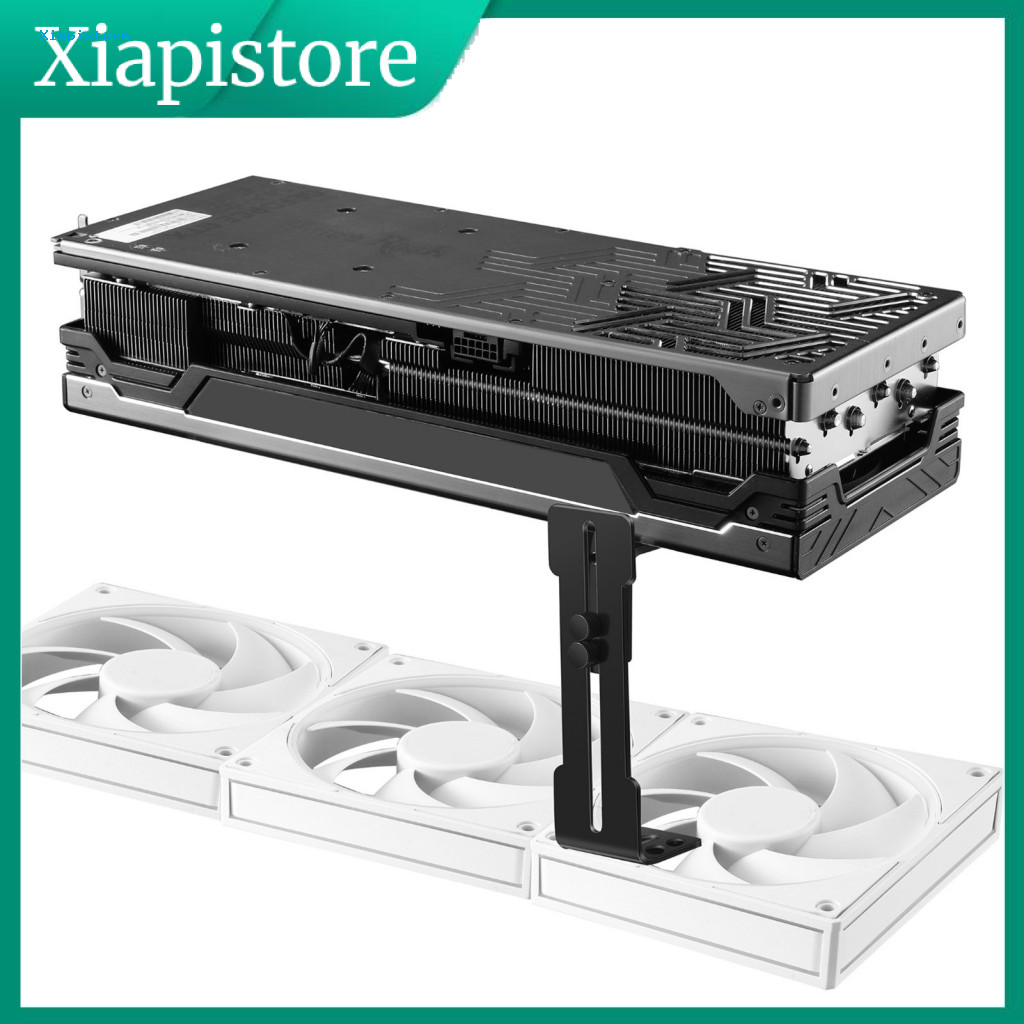 [ Xiapistore ] คอมพิวเตอร์ Gpu รองรับวงเล็บ Gpu เลื่อนแบบปรับได้ขายึดรองรับ Gpu โลหะปรับได้สําหรับขา