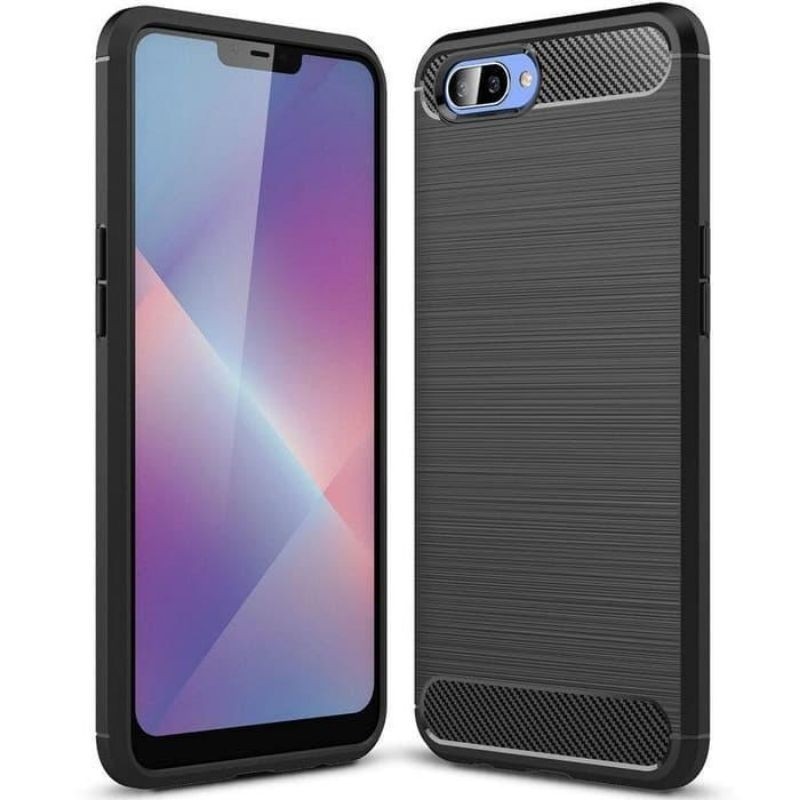 SINAR CASE SLIM FIT CARBON REALME C1 C2 C3 C11 2021 C11 C12 C15 C17 C20 C21 C21Y C25Y C25 C30 C30S C