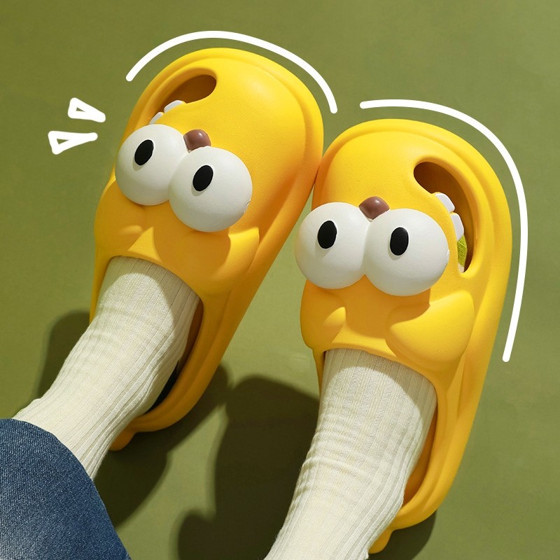 icy    มีหลายสีให้เลือกแมทซ์  ลายการ์ตูนตาโต มีฟัน ตัวรองเท้าพื้นนุ่มนิ่มใส่สบาย รีบมาซื้อนะ ไม่มีโคตรพลาด x119