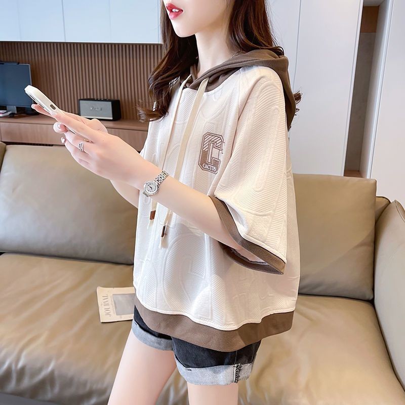 ⭐Fern Shop เสื้อแขนสั้นผู้หญิงฤดูร้อนระบายอากาศเกาหลี