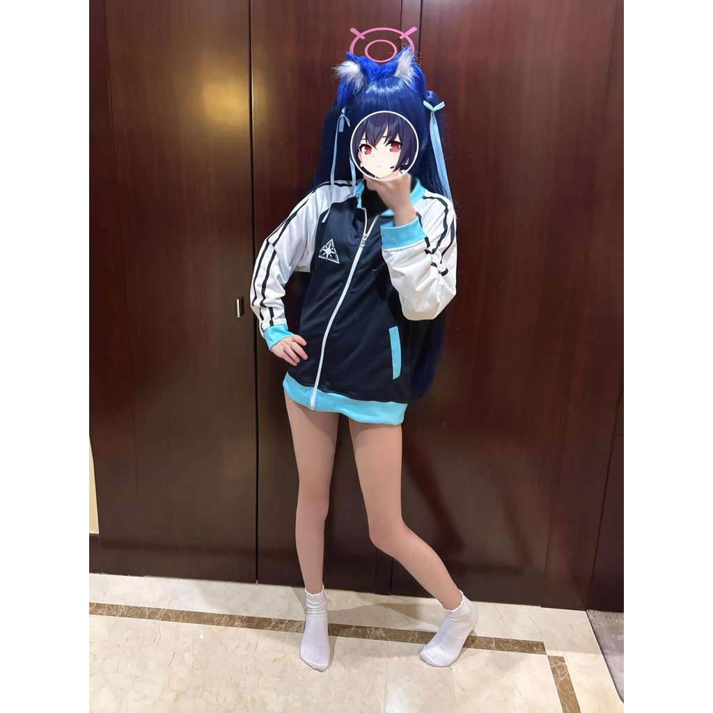 Sunaookami Shiroko cosplay jacket Kuromi Serika cosplay blue archive jacket Shiroko Sunaookami Serik
