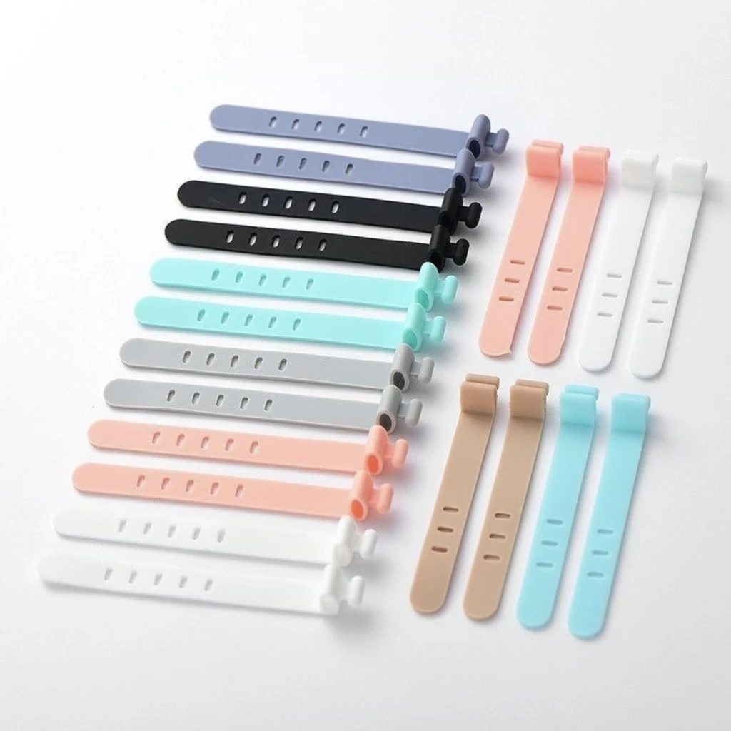 (5 ชิ้น) ส่งจากไทย ที่รัดสายชาร์จ จัดระเบียบหูฟัง ไม่พันกัน เก็บสายไฟ ที่เก็บสายชาร์จ ราคาถูกใช้งานเยอะ ที่รัดสายหูฟัง thumbnail 9