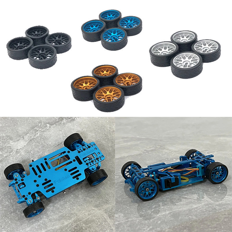 โลหะอัพเกรด 26.5 มม.ยางแข่ง WLtoys 1/28 284121 K969 K979 K989 K999 P929 P939 MINI-Q MINI-Z RC01 KYOS