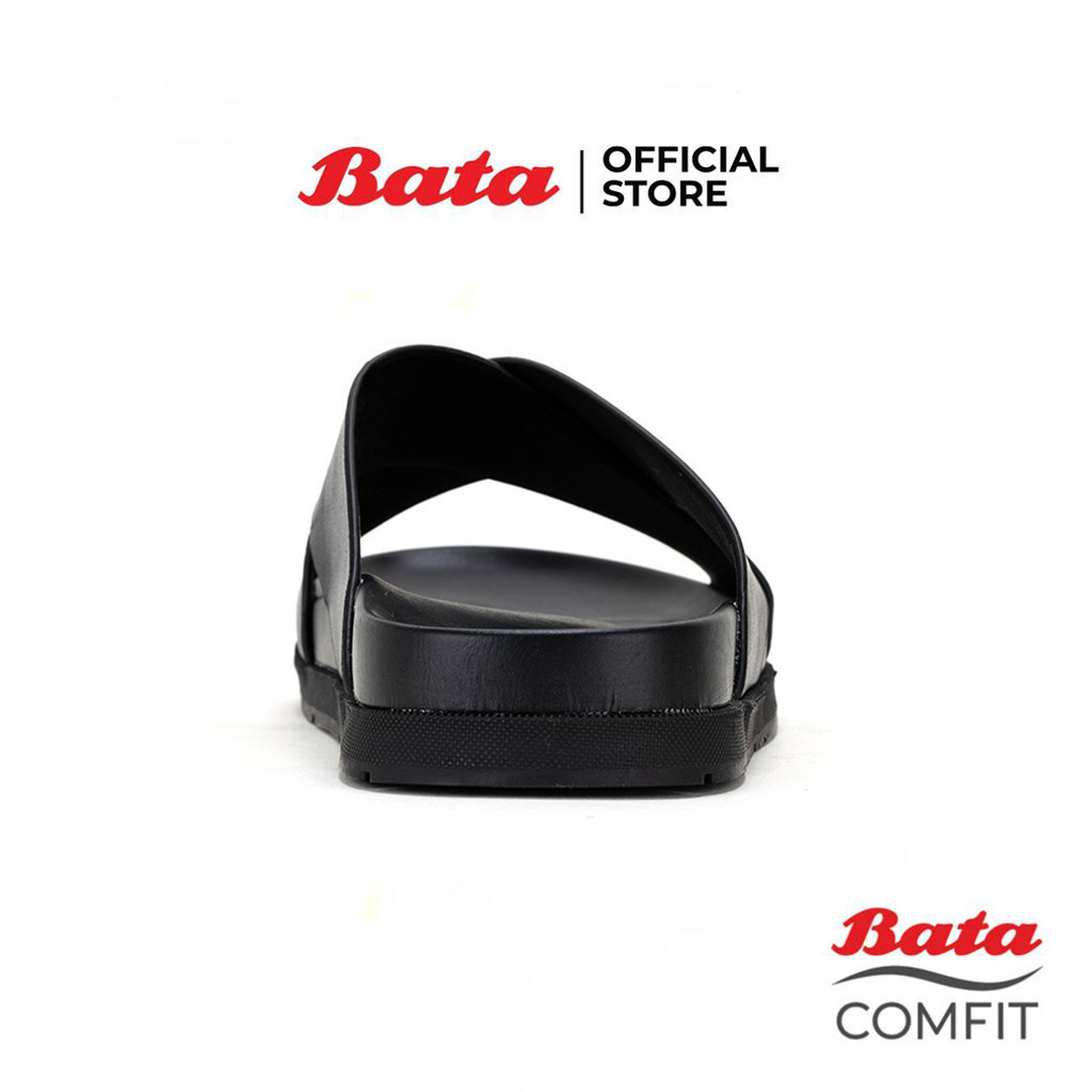 Bata شبشب رجالي صحي Naturfit ‏Independence — أسود — صورة 3