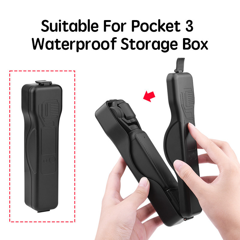 กล่องเก็บของ กันน้ํา แบบพกพา อุปกรณ์เสริม สําหรับ DJI OSMO POCKET3