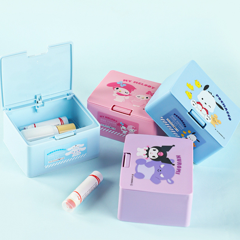 กล่องเก็บเครื่องประดับ ตั้งโต๊ะ ลายการ์ตูน Sanrio