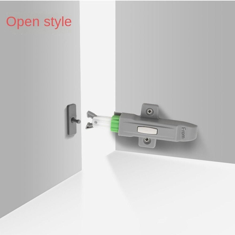 ยัน1 จับตู้,หัวเข็มขัดล็อคประตู หน้าท้อง ที่มองไม่เห็น,ฮาร์ดแวร์แดมเปอร์บัฟเฟอร์ผลักดันประเภทตู้เสื้อผ้าจุกตู้เสื้อผ้า - รูปที่ 5