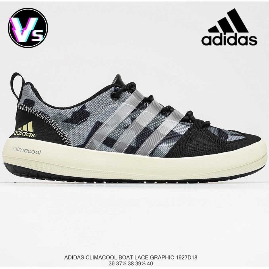 Adidas Ready Stock AD Climacool Boat Lace Graphic outdoor sports wading shoes hiking shoes casual sports shoes 21 CBOT