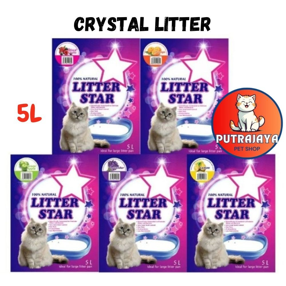 Litter Star Crystal CAT Litter (5L) Pasir Kucing Kristal - CAT CARE