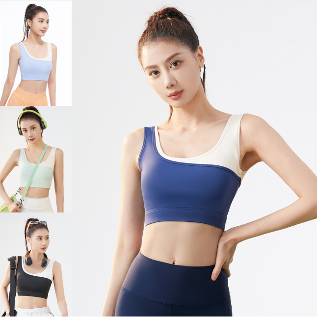ArayaLady-YOGA-653 สปอร์ตบราออกกำลังกาย ทรงเสื้อกล้าม ใส่สบาย Lycra SportBra เสื้อบราโยคะทูโทน