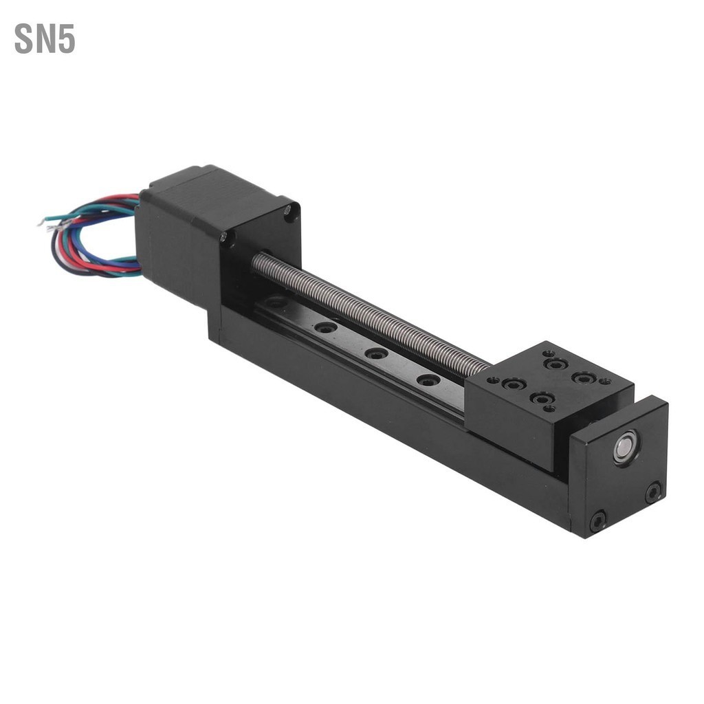 SN5 100 มม.สไลด์ 28 Stepper Motor ความแม่นยำสูง SINGLE Rail Linear Motion STAGE แกน X Y Z