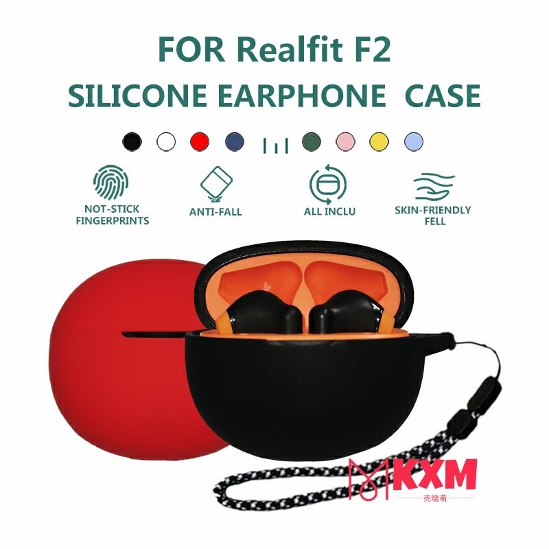 RT01 Realfit F2 case / Realfit F2X CASE / F2 Pro ANC case Dustproof Soft Washable Protective Cove for Realfit F2 / F2X/ F2 Pro ANC