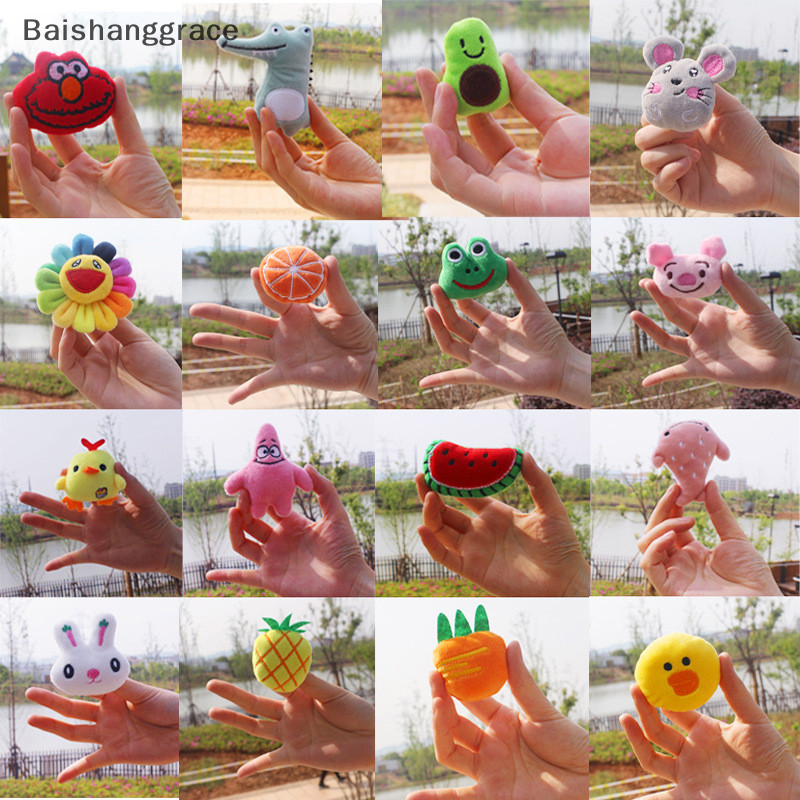 Baishanggrace ตุ๊กตาหมีแพนด้า กระต่ายน่ารัก ขนาดเล็ก 5-6 ซม. อุปกรณ์เสริม สําหรับตุ๊กตาเด็กผู้หญิง 10 ชิ้น