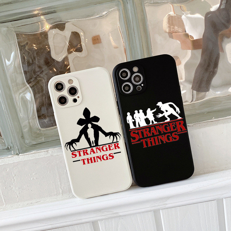 เคสโทรศัพท์มือถือ ผ้าสักหลาด ลาย Stranger Things สําหรับ Iphone 11 12 13 14 XS XR X 11 12 13 Pro Max
