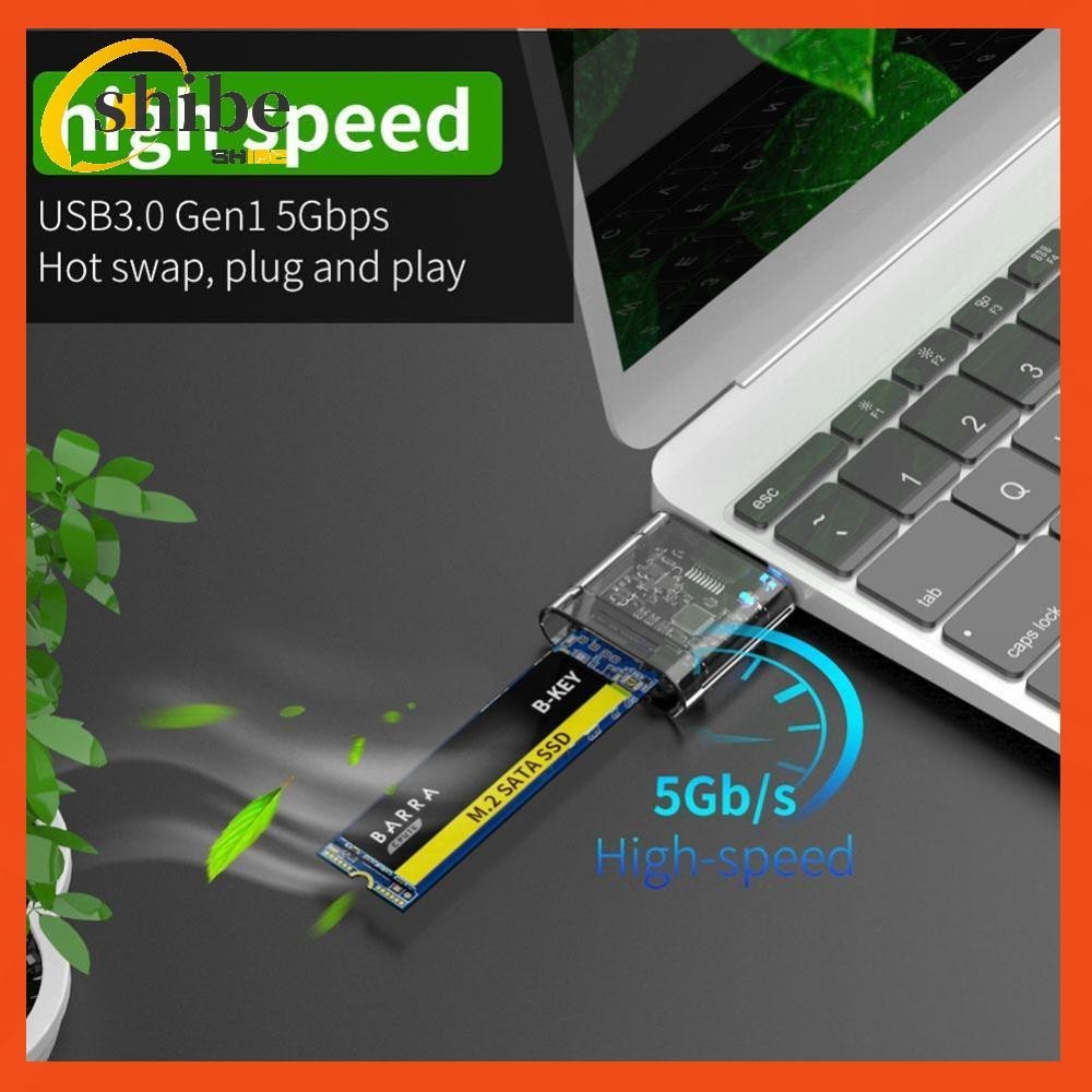 [shibell01.th] กล่องดิสก์ SSD M2 SATA USB3.0 ความเร็วสูง 5Gbps Gen 1