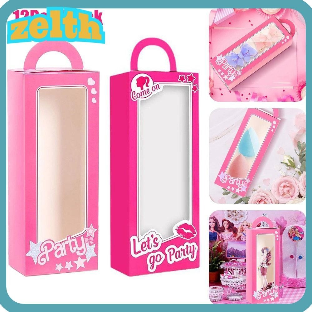 Zelth กล่องของขวัญ กล่องขนม ธีมคาวเกิร์ล ตุ๊กตาบาร์บี้ สละโสด 12 ชิ้น ต่อแพ็ก