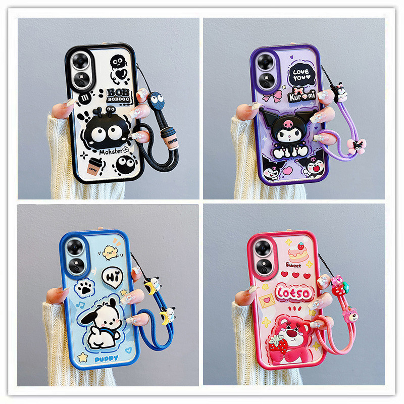 เคส oppo a17 เคสโทรศัพท ์ ตุ ๊ กตาสไตล ์ ใหม ่ สําหรับเคส oppo a17k เคส oppo a17