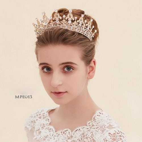 Hijab Party Crown เครื่องประดับแฟชั่น Gold Exclusive Mpe013