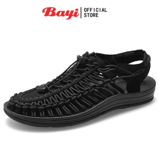 Bayi 【จัดส่งรวดเร็วราคาถูก】keen ชาย หญิง รองเท้าแตะรัดส้น ส่งรวดเร็ว Size 35-44