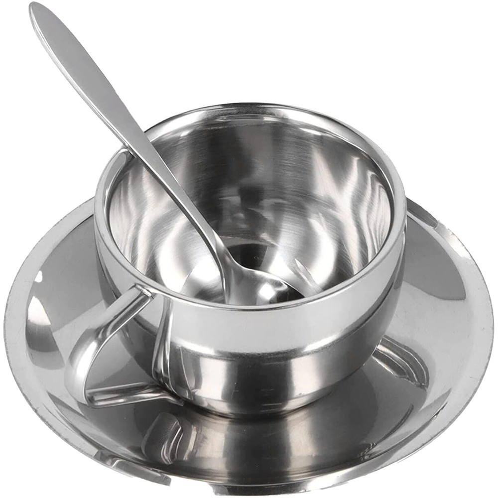 Shopping Idea 
AILO ชุดถ้วยกาแฟสแตนเลส 250 มล. EIGER สีเงิน 
 ฮิตติดเทรน