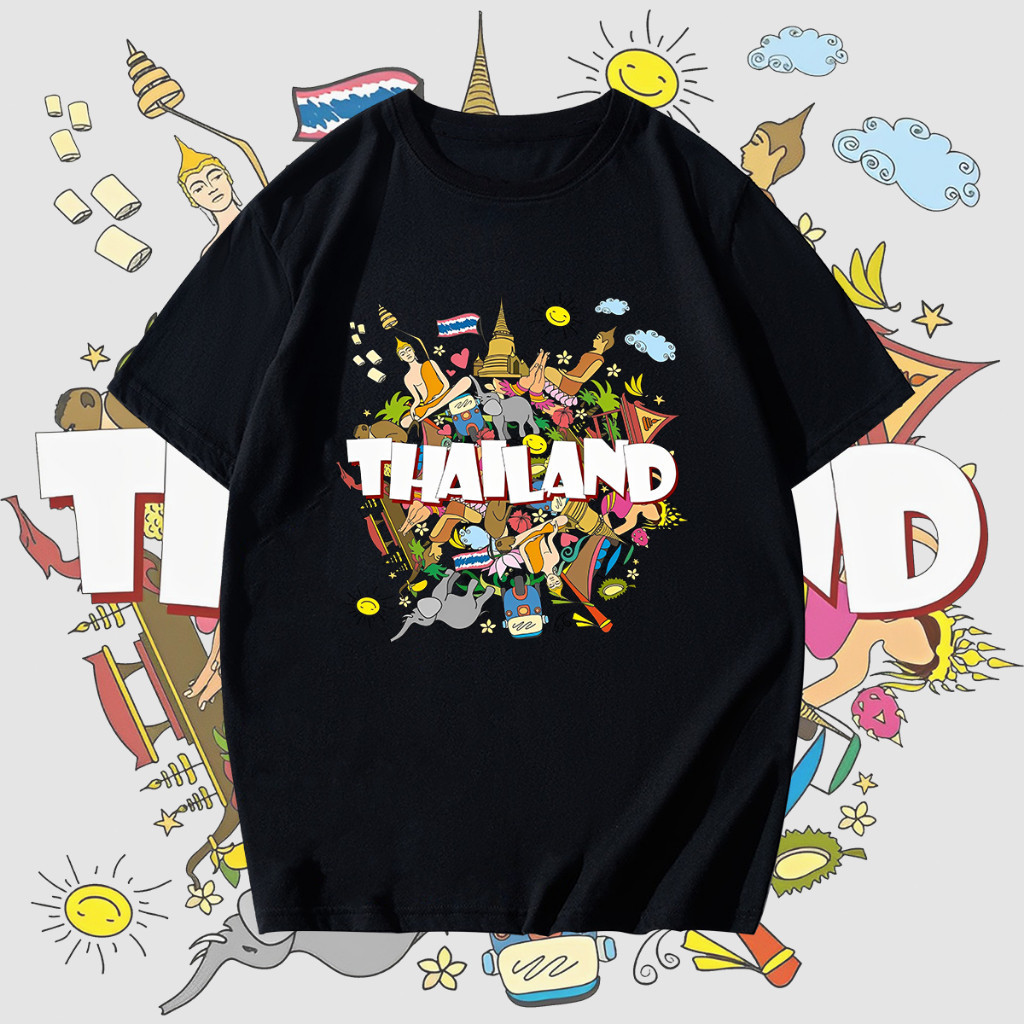 เสื้อ Bangkok Thailand Souvenir T-shirt เสื้อที่ระลึก ของฝากจากไทย
