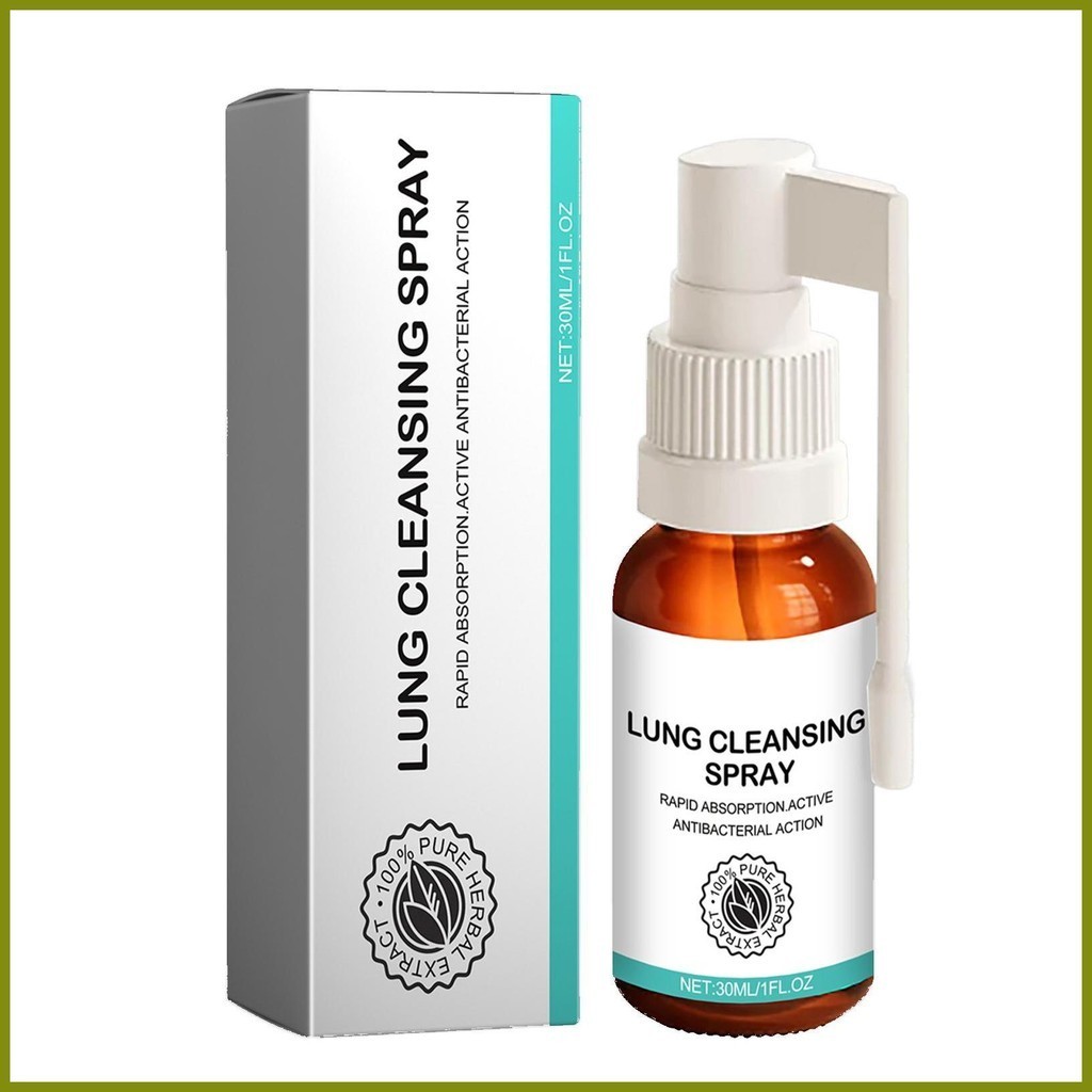 Lung Detox คลีนเซอร์ทําความสะอาด สูตรพืช ดีท็อกซ์ปอด 30 มล. สําหรับผู้หญิง faotyth