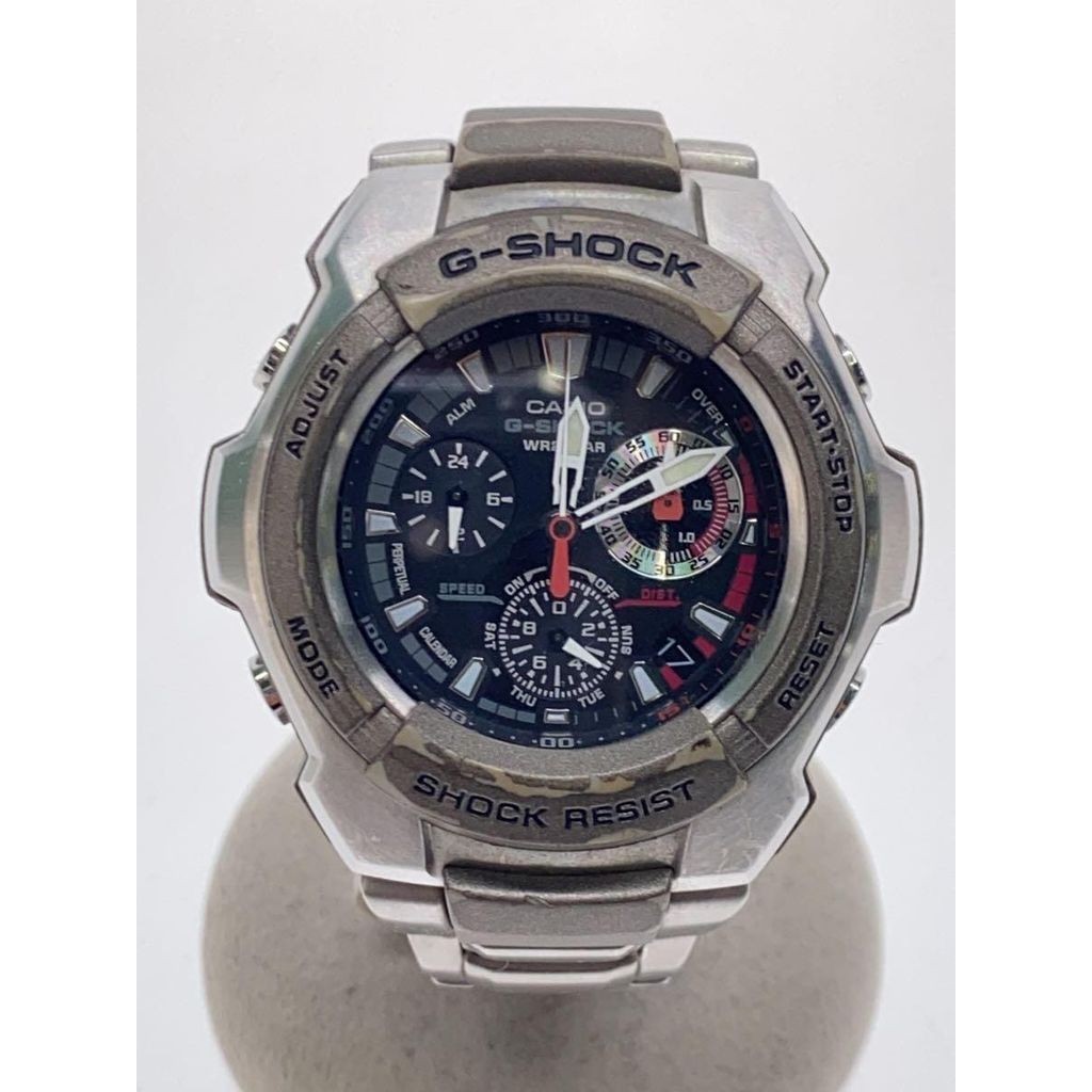 Casio นาฬิกาข้อมือควอตซ์ อนาล็อก สายสแตนเลส โครโนกราฟ G-Shock มือสอง สไตล์ญี่ปุ่น สําหรับผู้ชาย
