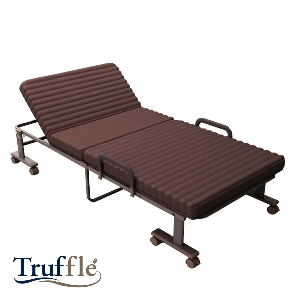 GlobalHouse TRUFFLE เตียงนอนเหล็ก รุ่น HILTON-03 ขนาด 6 ฟุต สีดำ สินค้าของแท้คุณภาพดี