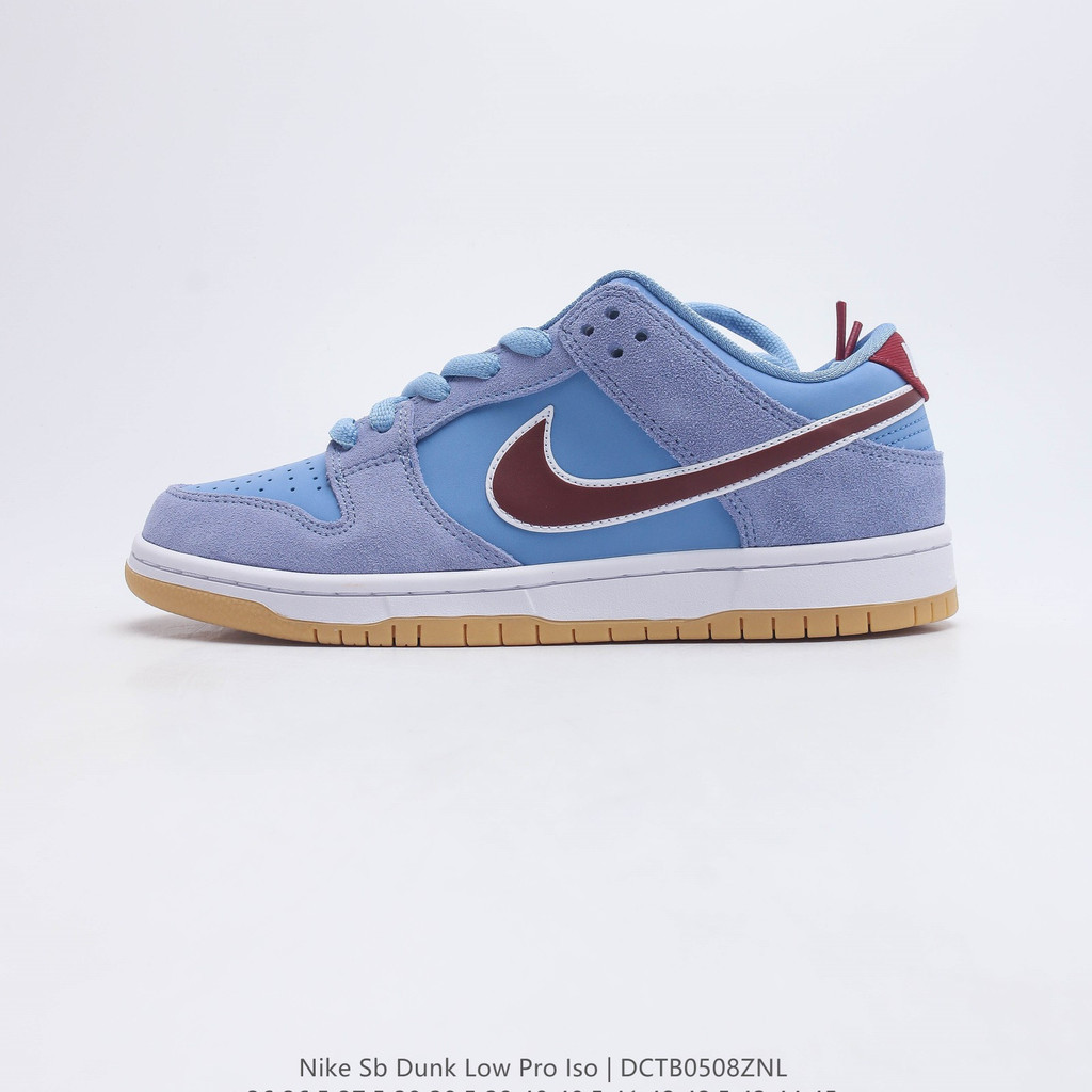 Nike SB Dunk low PRO ISO รองเท้าผ้าใบลําลอง แฟชั่นคู่รัก สีฟ้า ไซซ์ 36-45