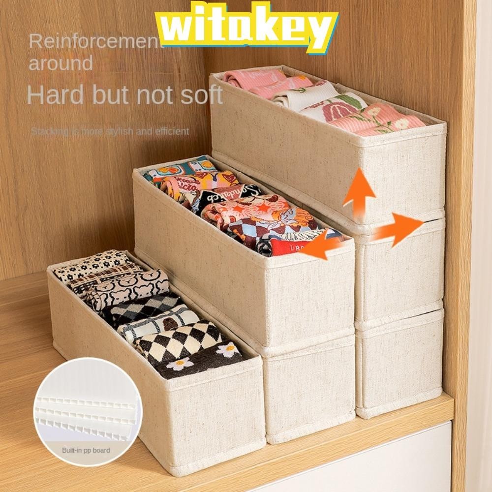 Witakey กล่องลิ้นชักเก็บชุดชั้นใน กางเกงชั้นใน ใช้ง่าย