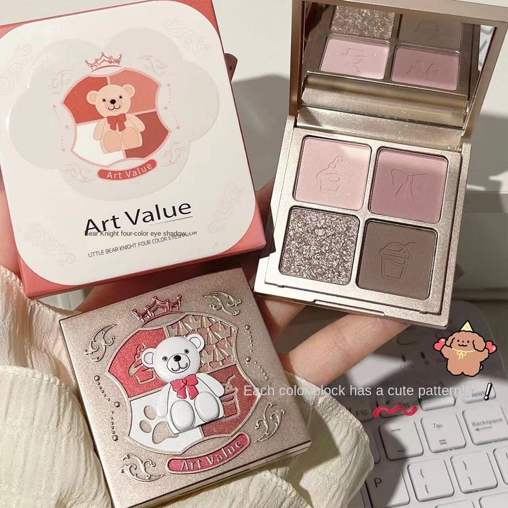 อายแชโดว์ เนื้อแมตต์ ประณีต กันน้ํา ติดทนนาน สี่สี