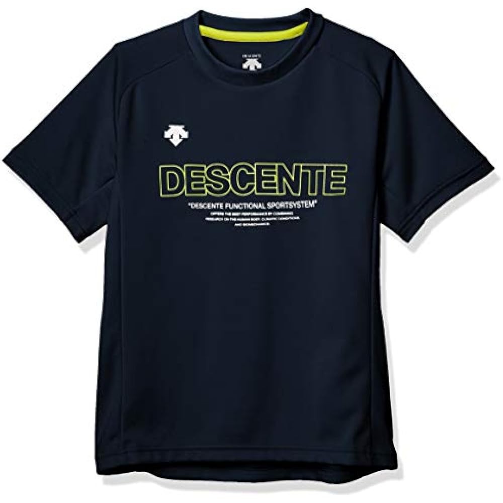 Descente Descente เสื้อกีฬา แขนสั้น DVJOJA50 NV สีน้ําเงินเข้ม สําหรับเด็ก 130