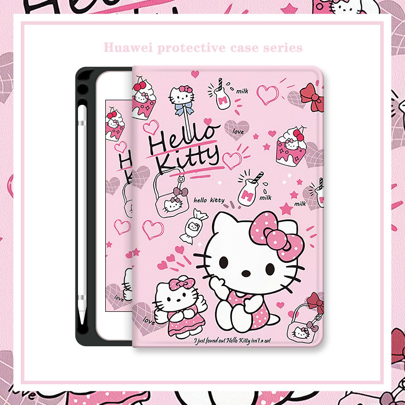 เคสแท็บเล็ต พร้อมช่องใส่ปากกา สําหรับ Huawei Matepad SE 11 2024 11.5S huawei Mediapad T5 M5 Lite 10.1 นิ้ว Matepad SE 10.4 2023 Pro 10.8 11 12.6 T10 T10s Air 11.5 นิ้ว Honor Pad X8 V8 12.1 V7 Pro V6