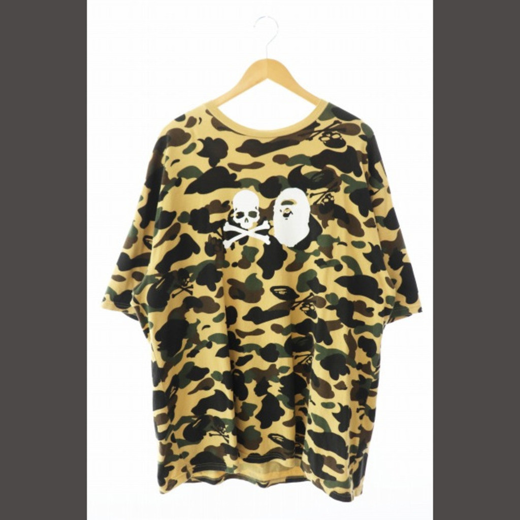 Abasing Ape x Mastermind Dokuro Camo Tee 2XL Direct from Japan Secondhand