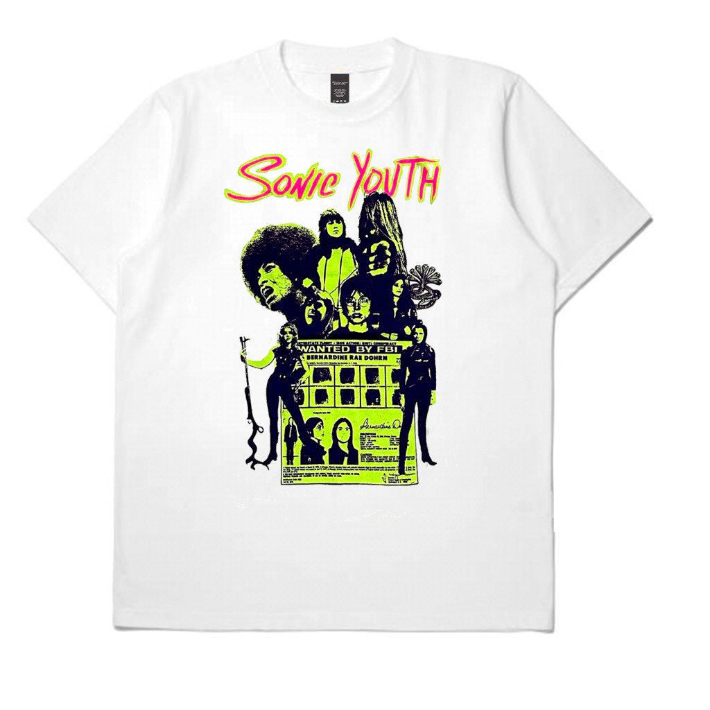 BAND - Sonic Youth Kool Things - เสื้อยืด - Cotton Combed 24s
