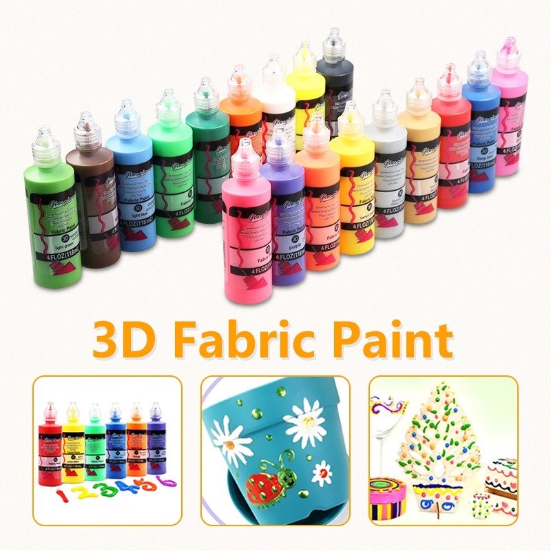118ml 3D Fabric Paint Textile Paint