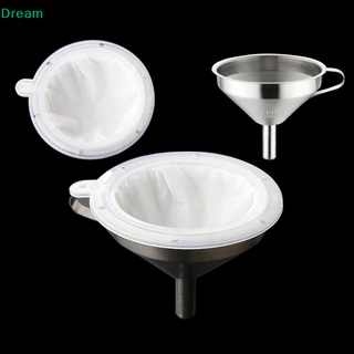 <Dream> กรวยตาข่ายกรองน้ํา ไนล่อน สเตนเลส 100 120 200 300 400 450 สําหรับนม ผลไม้ ยาจีนดั้งเดิม น้ํามัน ไวน์ขาว ลดราคา