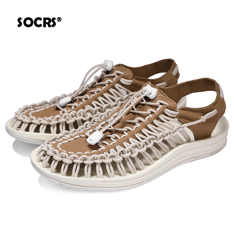 SOCRS 2026 ใหม่ รองเท้าแตะรัดส้น ระบายอากาศ เบาสบาย สำหรับผู้ชาย ไซซ์ 47 48